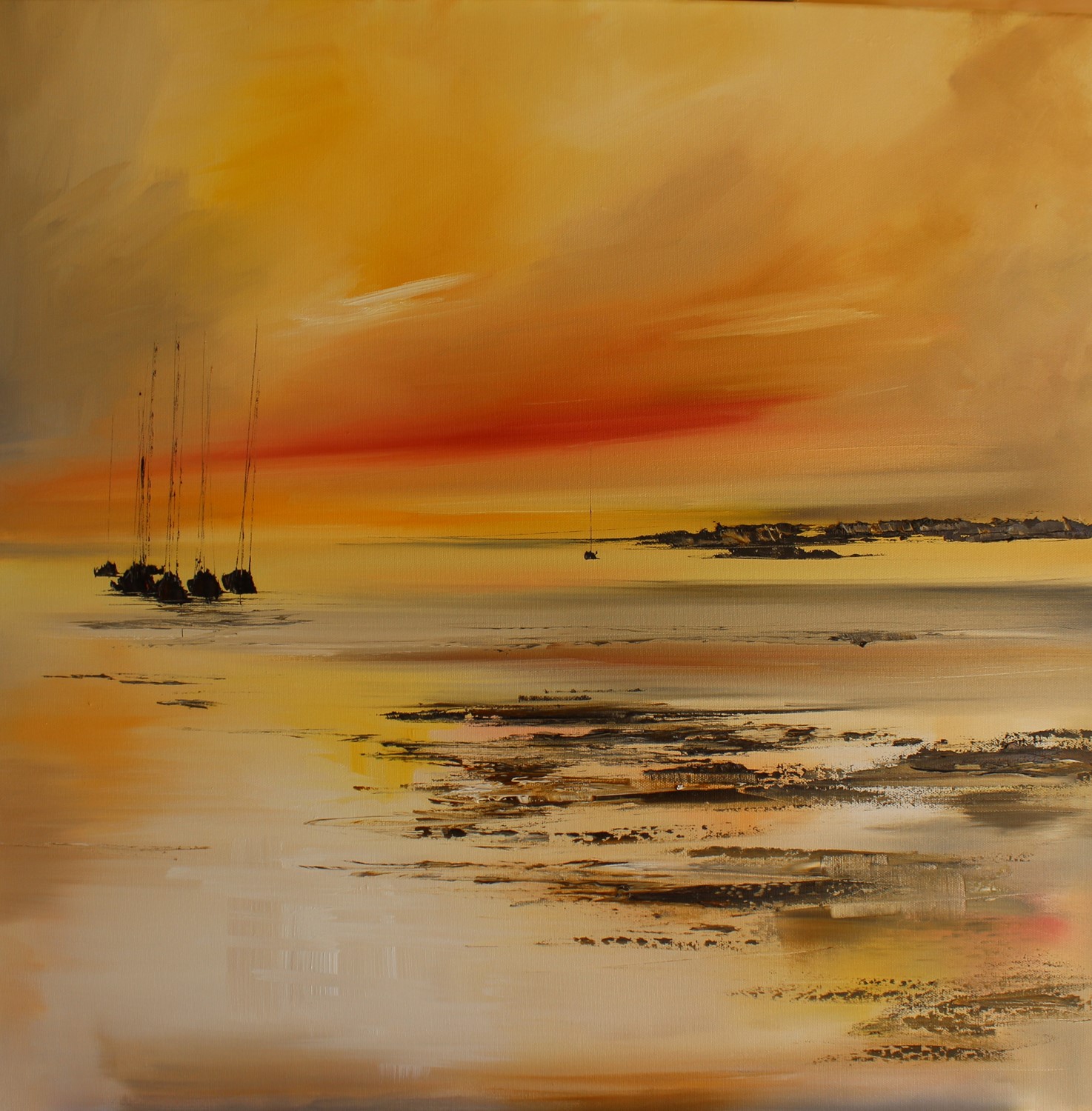 'As the Sunset Lights the Sky' by artist Rosanne Barr